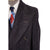 Vintage 1940s Mens Wool Coat Overcoat Midnight Blue Size M / L 1944 WWII - Poppy's Vintage Clothing