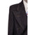 Vintage 1940s Mens Wool Coat Overcoat Midnight Blue Size M / L 1944 WWII - Poppy's Vintage Clothing