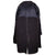 Vintage 1940s Mens Wool Coat Overcoat Midnight Blue Size M / L 1944 WWII - Poppy's Vintage Clothing