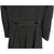 Vintage 1940s Ladies Coat Black Wool w Pointy Collar Size M
