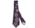 Vintage 1940s Swing Tie Mens Purple Necktie Geometric Pattern Cohama by Berkley - Poppy's Vintage Clothing