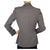 Vintage 1940s Ladies Suit Jacket Grey Gabardine WWII Era Size M - Poppy's Vintage Clothing