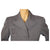 Vintage 1940s Ladies Suit Jacket Grey Gabardine WWII Era Size M - Poppy's Vintage Clothing