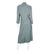 Vintage 1940s 50s Ladies Skirt Suit Silver Grey Wool Size L XL 36” Waist - Poppy's Vintage Clothing
