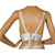 Vintage 1940s Pinup Bra Unused White Satin Lace Up Back Brassiere 36 - Poppy's Vintage Clothing