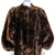 Vintage 1940s Mouton Coat Teddy Plush Fur Ladies Size M
