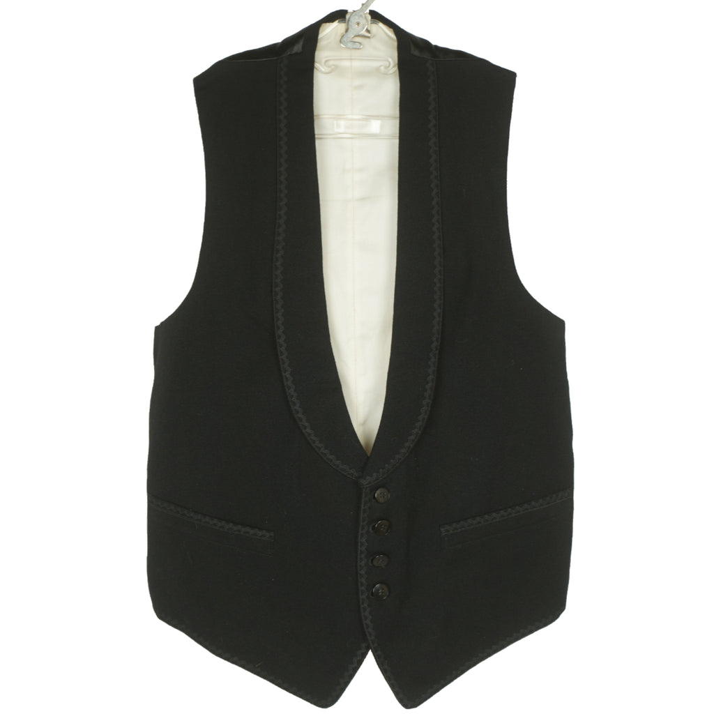 Vintage 1920s Tuxedo Suit 3 pc Custom Tailored James Anderson Kirkcaldy Scotland - Poppy's Vintage Clothing