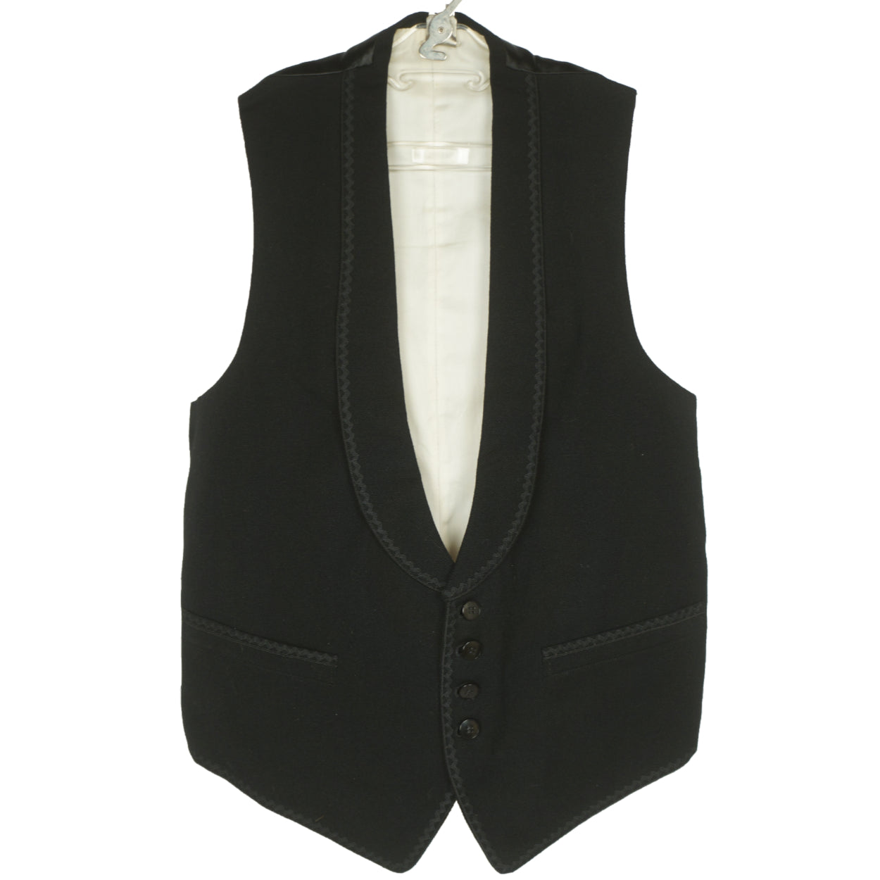 Vintage 1920s Tuxedo Suit 3 pc Custom Tailored James Anderson Kirkcaldy Scotland - Poppy's Vintage Clothing