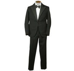 Vintage 1920s Tuxedo Suit 3 pc Custom Tailored James Anderson Kirkcaldy Scotland - Poppy's Vintage Clothing