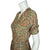 Vintage 1940s Day Dress Paisley Print Silk Crepe Size M - Poppy's Vintage Clothing