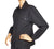 Vintage 1940s Ski Jacket Black Gabardine Peacock Brand Ladies Size M - Poppy's Vintage Clothing