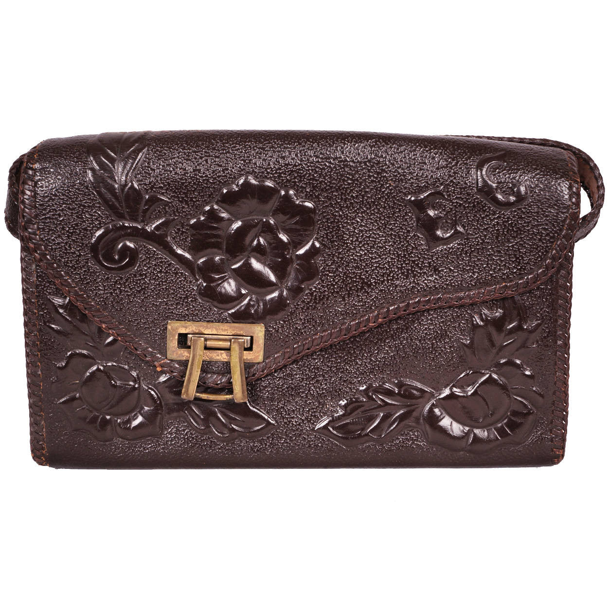 Leather Hand Tooled Coin Purse *New* - clothing & accessories - by