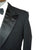 Vintage 1940s Mens Tux Dinner Jacket Fitted Tuxedo w Padded Shoulders Size M - Poppy's Vintage Clothing