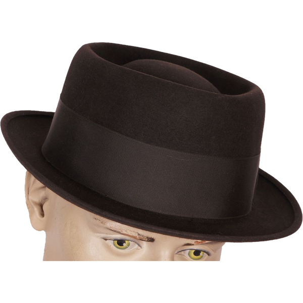 Classic pork shop pie hat