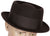 Vintage 1940s Pork Pie Hat - Flat Fedora Style - 7 3/8 - Poppy's Vintage Clothing
