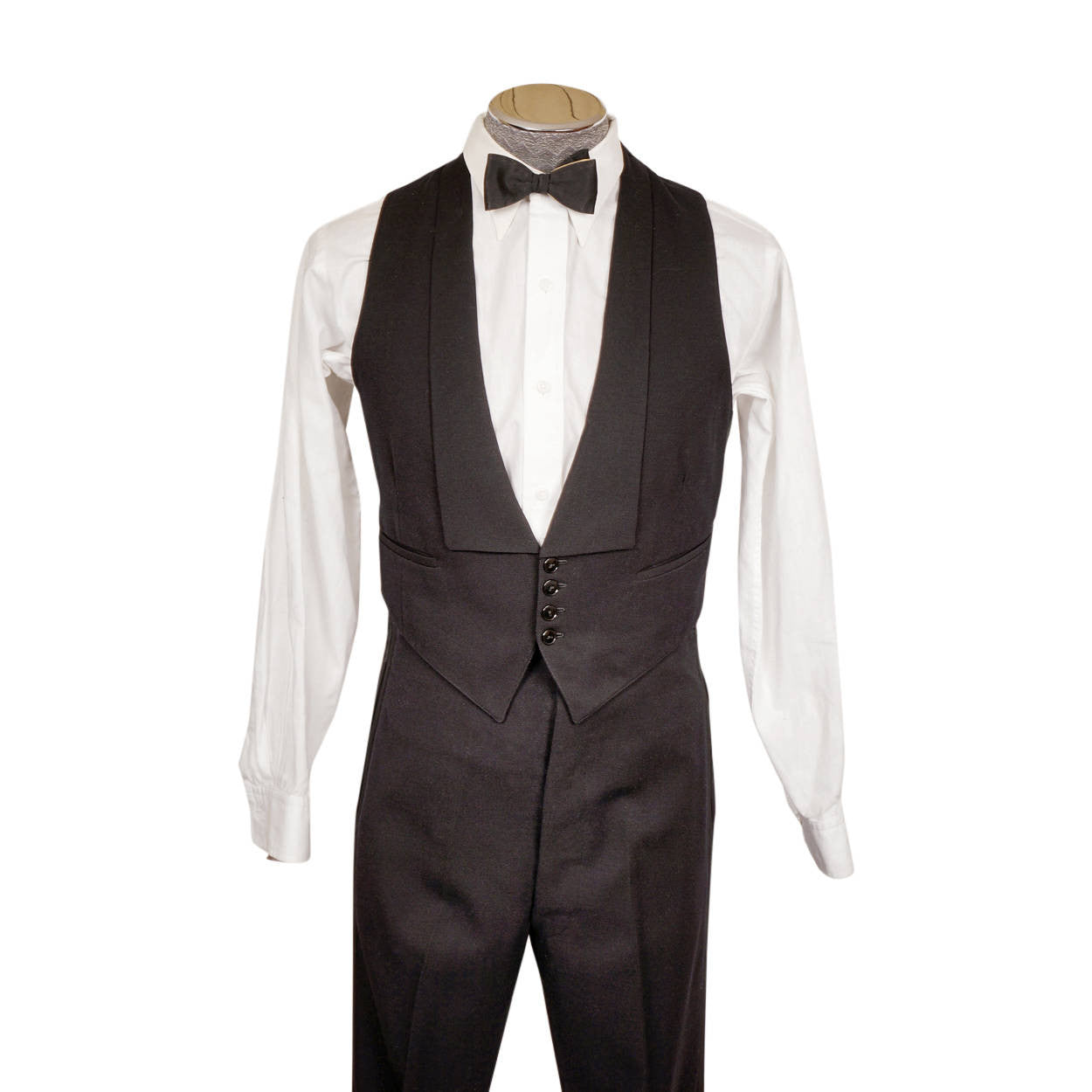 Vintage Tuxedo 3 Piece Custom Tailored 1941 SW Howarth Montreal Size Medium - Poppy's Vintage Clothing