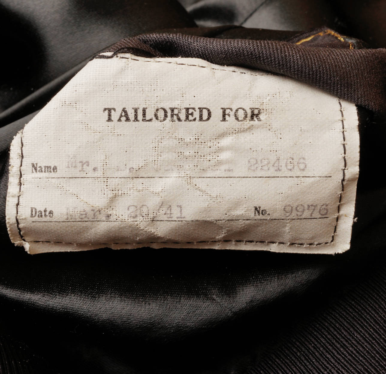 Vintage Tuxedo 3 Piece Custom Tailored 1941 SW Howarth Montreal Size Medium - Poppy's Vintage Clothing