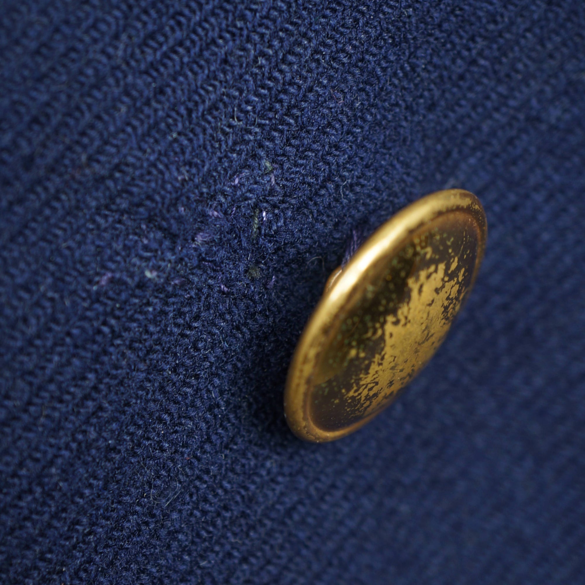 Vintage 1940s Blue Blazer with McGill University Crest 1949 - Poppy's Vintage Clothing