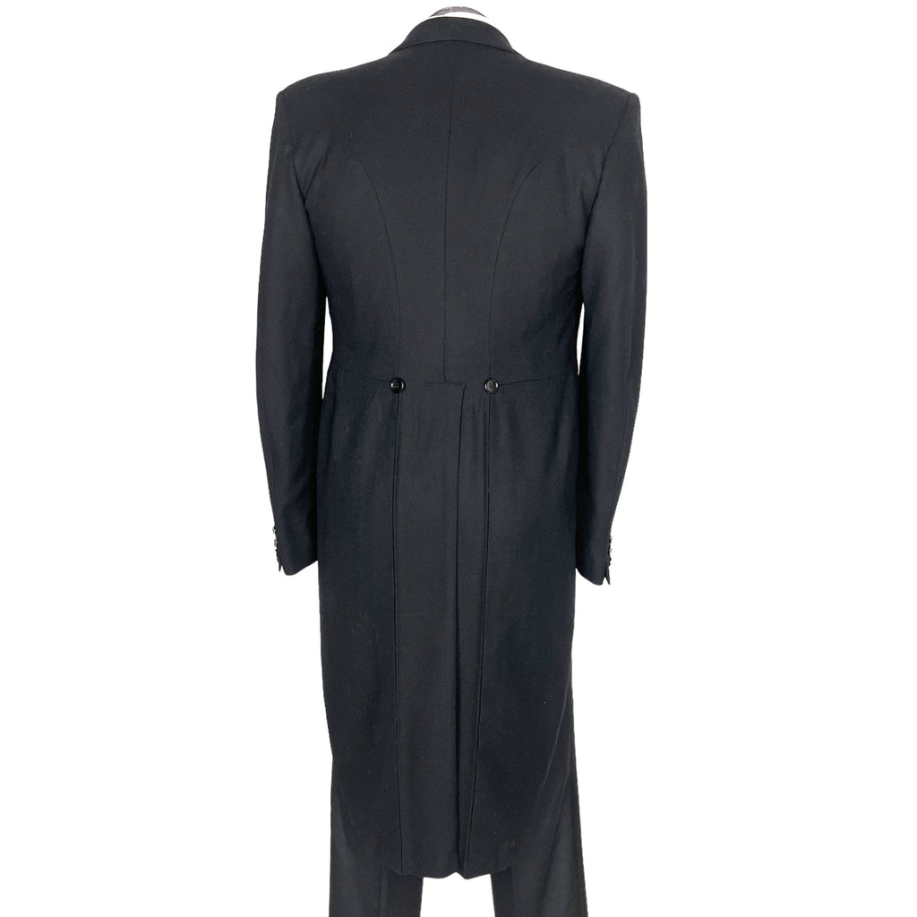 1940s Vintage Cutaway Tails Dated 1949 Tuxedo Tailcoat Sz M