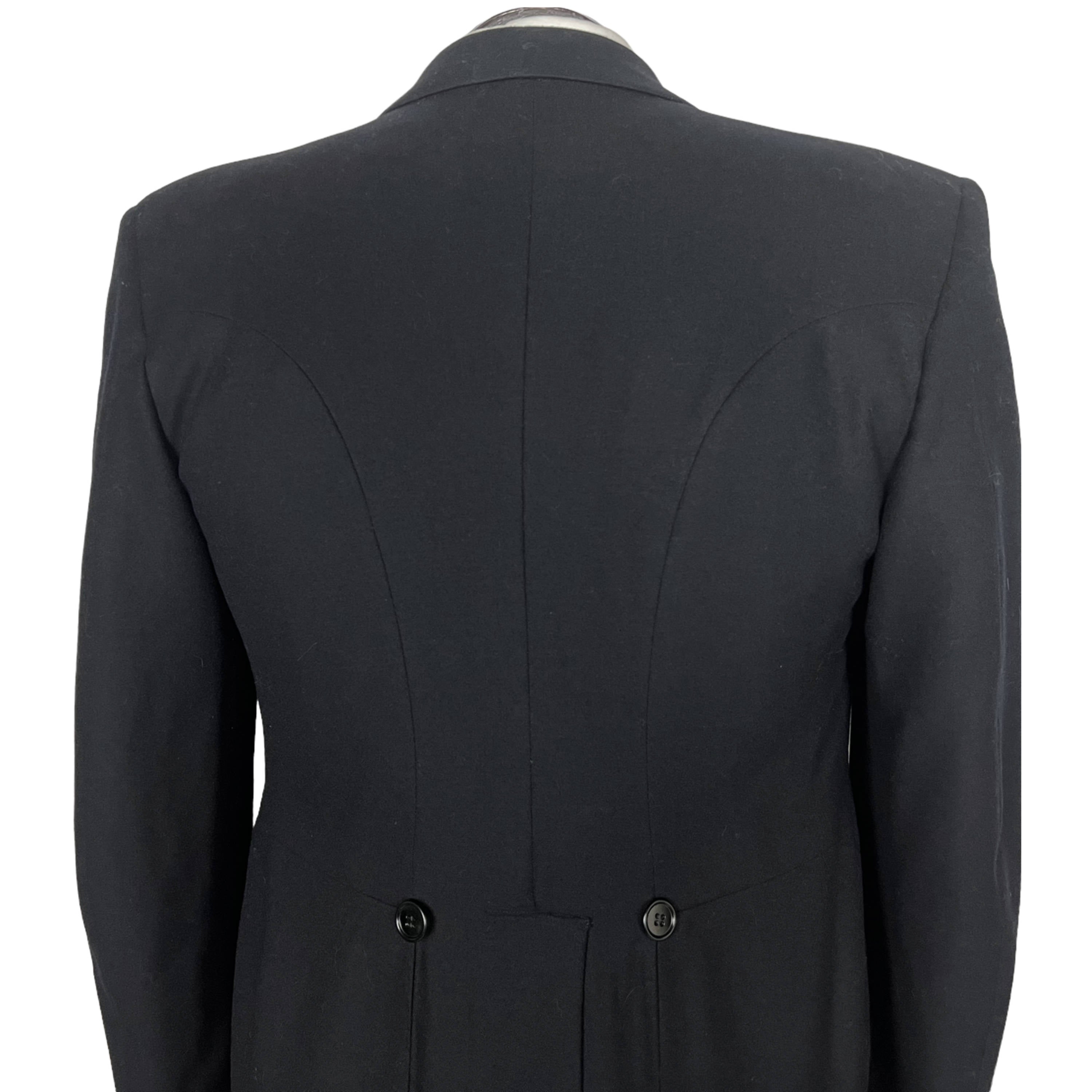 Men'S 100% Worsted Wool Silver Grey Cutaway Jacket With The Tail Suit Tuxedo With Tails Fashion Tuxedo For Men