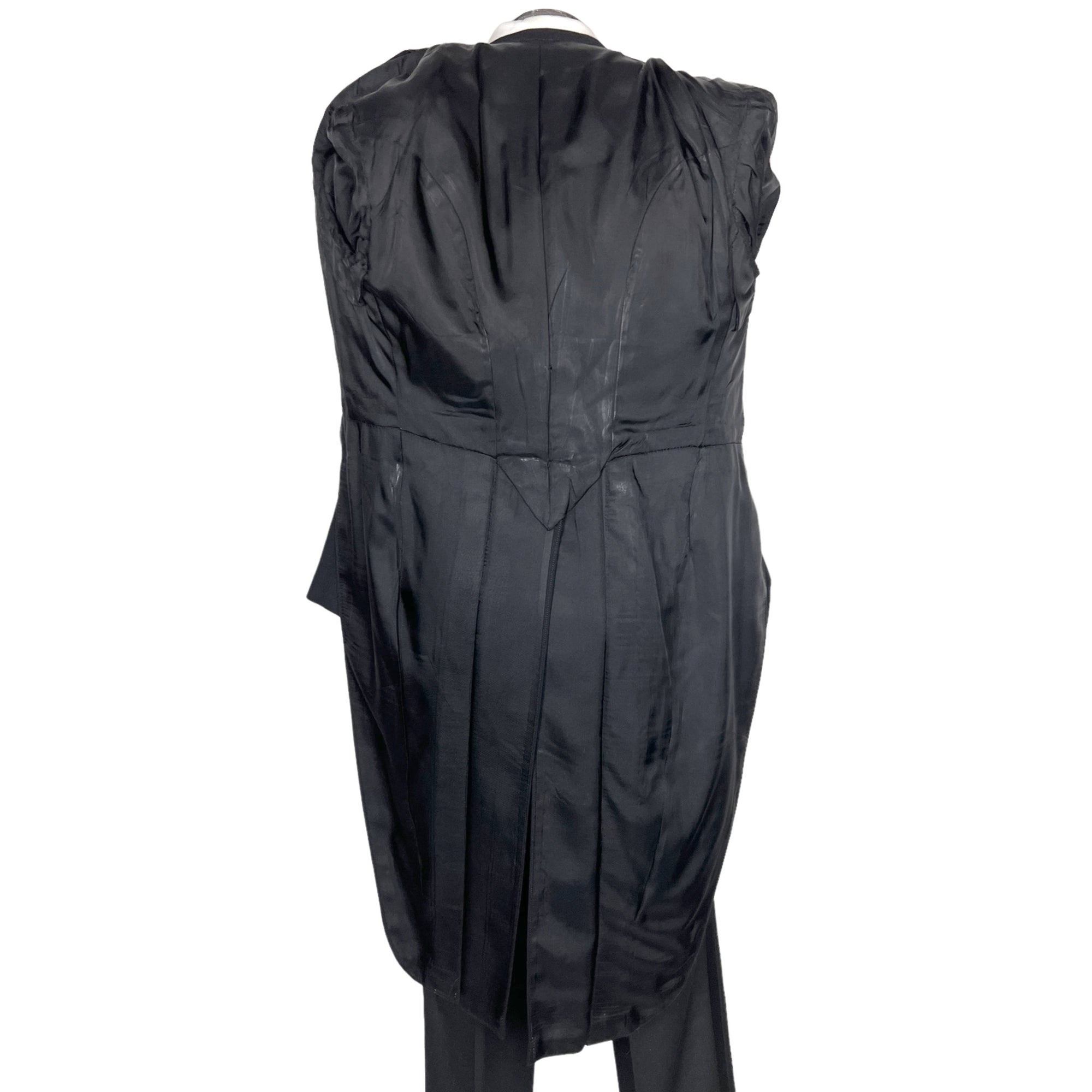1940s Vintage Cutaway Tails Dated 1949 Tuxedo Tailcoat Sz M