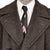 Vintage 1950s Mens Wool Overcoat - Dated 1950 - Size L XL - Poppy's Vintage Clothing