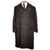 Vintage 1950s Mens Wool Overcoat - Dated 1950 - Size L XL - Poppy's Vintage Clothing