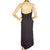 Vintage 1950s Bombshell Halter Dress Black Crepe w Beaded Velvet Size Medium - Poppy's Vintage Clothing