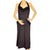 Vintage 1950s Bombshell Halter Dress Black Crepe w Beaded Velvet Size Medium - Poppy's Vintage Clothing
