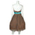 Vintage 50s Prom Dress Brown Chantilly Lace Size S - Poppy's Vintage Clothing