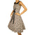 Vintage 1950s Lace Crinoline Dress with Black Velvet Trim Size M - Poppy's Vintage Clothing