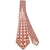 Vintage 1940s Swing Tie Necktie Geometric Red Polka Dots