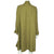 Vintage 1950s Coat Green Herringbone Tweed Wool Ladies Size M L - Poppy's Vintage Clothing