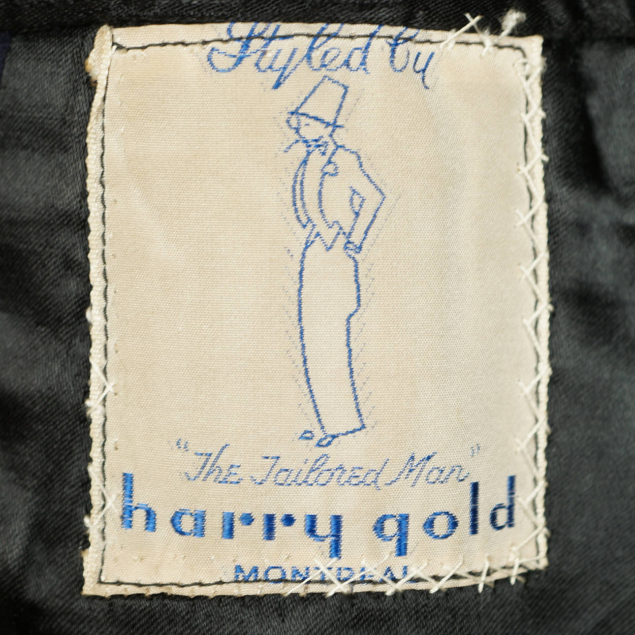 Vintage 1950s Mens Overcoat Harry Gold Montreal Cashmere Blend Wool Coat Sz L XL - Poppy's Vintage Clothing