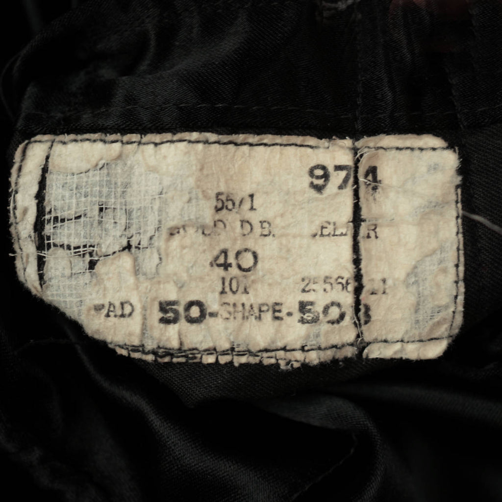 Vintage 1950s Mens Overcoat Harry Gold Montreal Cashmere Blend Wool Coat Sz L XL - Poppy's Vintage Clothing