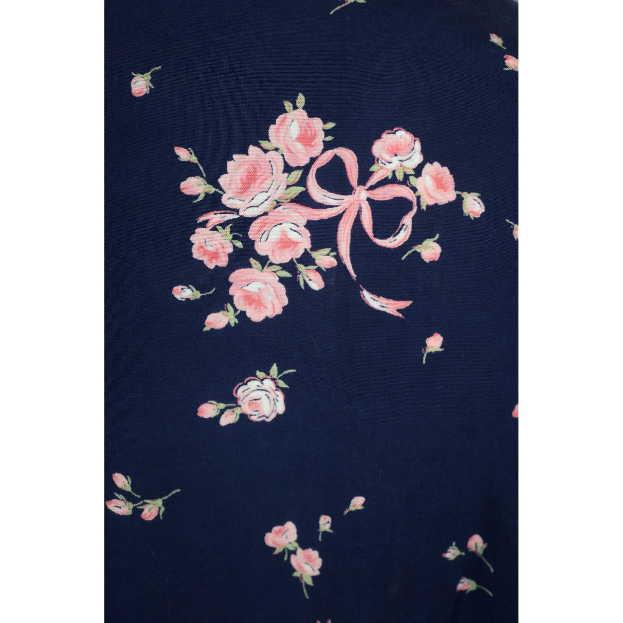 Vintage 1950s Rose Floral Chintz Dressing Gown Lounging Robe Kamore Ladies Sz M - Poppy's Vintage Clothing
