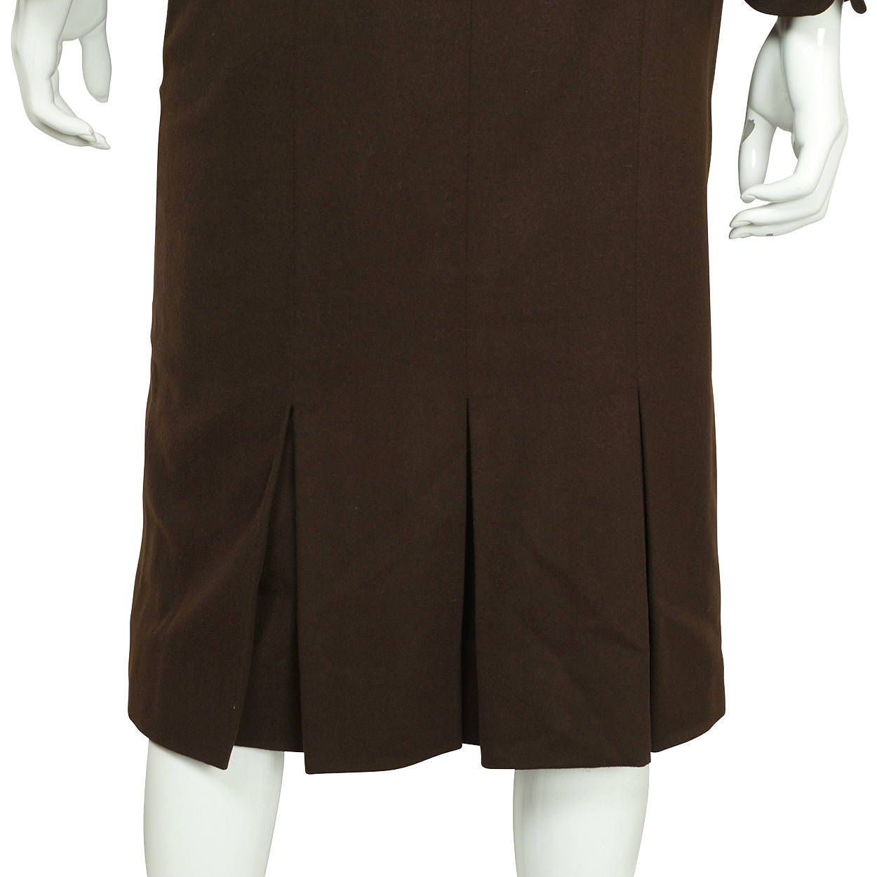 Vintage 1950s Skirt Suit Brown Wool Meme Dysthe Montreal Designer Morgans Sz S M - Poppy's Vintage Clothing