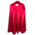 Vintage 1950s Red Wool Cape Made in England Size M
