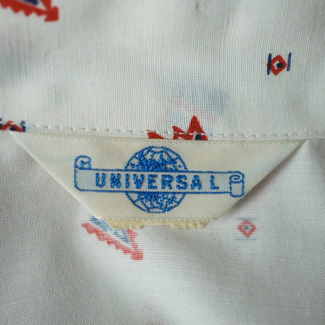 Vintage 1960s Unused Pyjamas Printed White Cotton NOS Summer Pajamas Ladies M - Poppy's Vintage Clothing