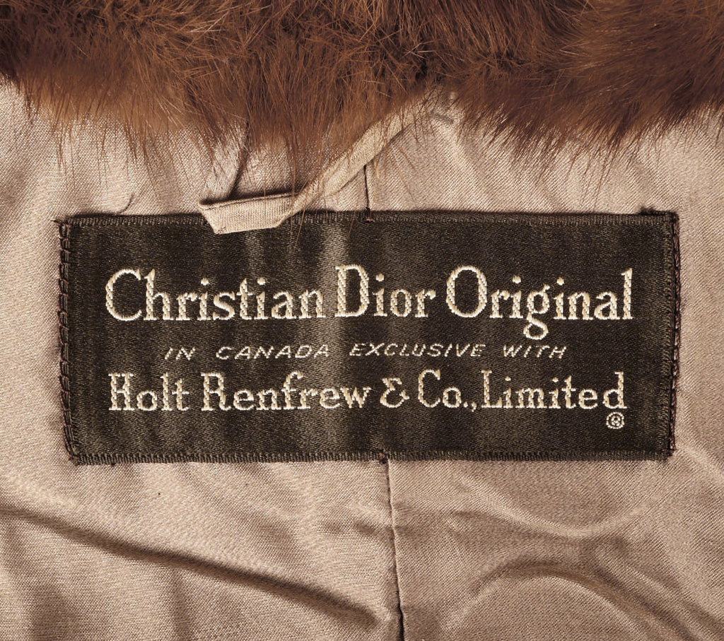 Vintage 1950s Christian Dior Pastel Mink Stole - Poppy's Vintage Clothing