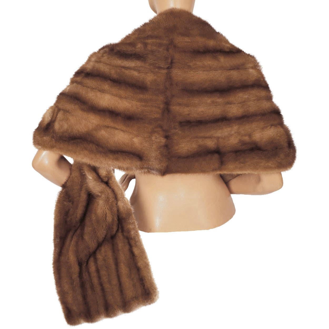 Vintage 1950s Christian Dior Pastel Mink Stole - Poppy's Vintage Clothing