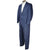Vintage 1959 Mens Suit Blue Wool with Two Pairs of Pants Size M - Poppy's Vintage Clothing