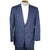 Vintage 1959 Mens Suit Blue Wool with Two Pairs of Pants Size M - Poppy's Vintage Clothing