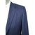 Vintage 1959 Mens Suit Blue Wool with Two Pairs of Pants Size M - Poppy's Vintage Clothing
