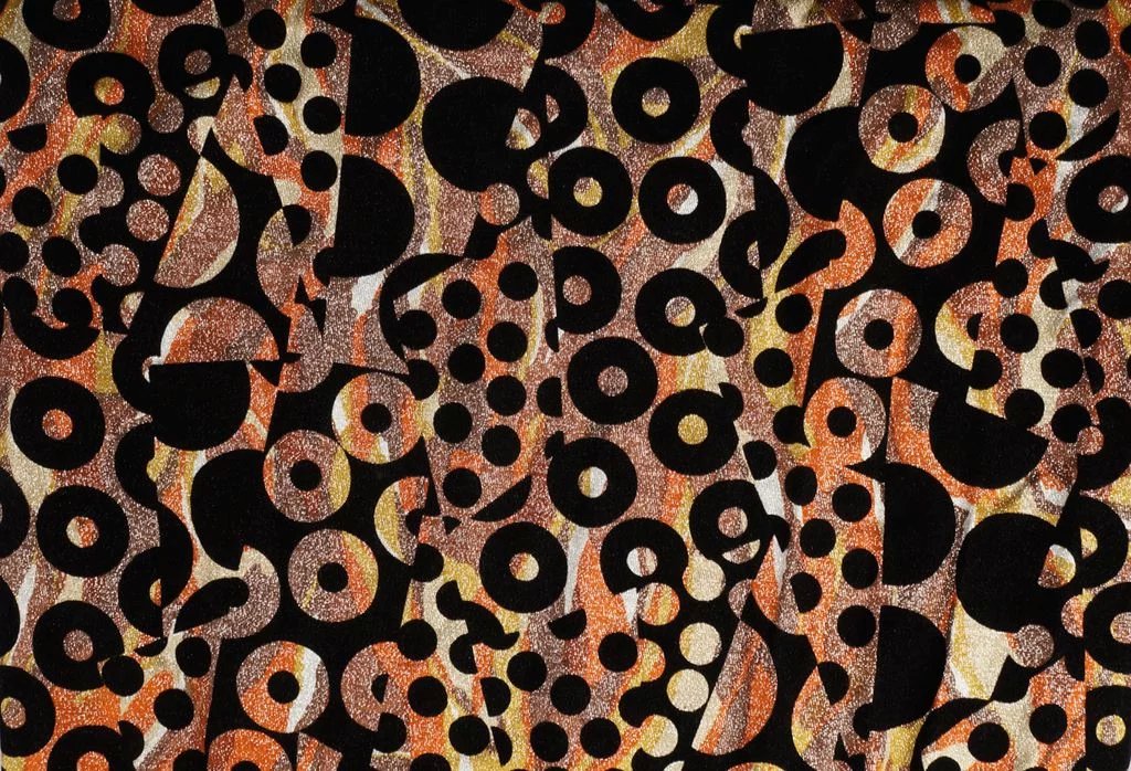 Vintage 1960s Black Velvet and Brocade Lamé Dress - Junior Vogue -  New York - Poppy's Vintage Clothing