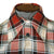 Vintage 1970s Plaid Cotton Shirt Jacket Bay City Rollers Era BVD Canada Mens S - Poppy's Vintage Clothing