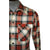 Vintage 1970s Plaid Cotton Shirt Jacket Bay City Rollers Era BVD Canada Mens S - Poppy's Vintage Clothing
