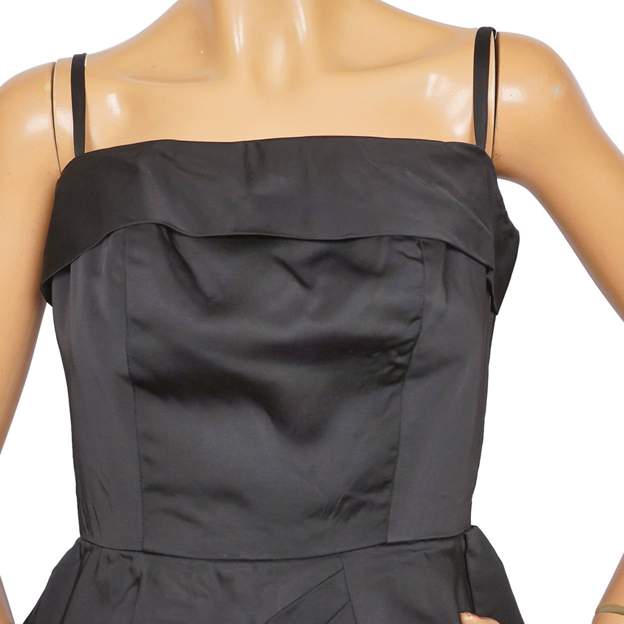 Vintage 1960s Black Silk Cocktail Party Dress Cherida by Irving Nadler Small - Poppy's Vintage Clothing