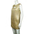 Vintage 1960s Mini Dress Gold Lamé Mod Go Go Style Size M - Poppy's Vintage Clothing