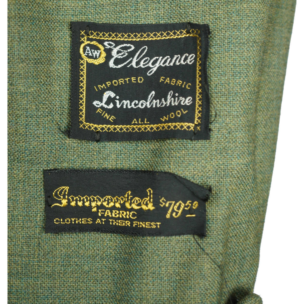 Vintage 1960s Mens Suit Jacket Blazer Unused w Tags Size M 40 - Poppy's Vintage Clothing